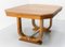 Art Deco Dining Walnut Table with Central Extension, France, 1930s, Image 10