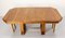 Art Deco Dining Walnut Table with Central Extension, France, 1930s, Image 6