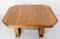 Art Deco Dining Walnut Table with Central Extension, France, 1930s 11