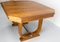 Art Deco Dining Walnut Table with Central Extension, France, 1930s 3