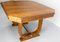 Art Deco Dining Walnut Table with Central Extension, France, 1930s, Image 3