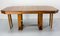 Art Deco Dining Walnut Table with Central Extension, France, 1930s 5