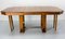 Art Deco Dining Walnut Table with Central Extension, France, 1930s, Image 5