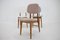 Oak Dining Chairs in Boucle, Former Czechoslovakia, 1960s, Set of 3 11
