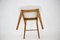 Oak Dining Chairs in Boucle, Former Czechoslovakia, 1960s, Set of 3 16