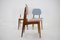 Oak Dining Chairs in Boucle, Former Czechoslovakia, 1960s, Set of 3 6