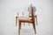 Oak Dining Chairs in Boucle, Former Czechoslovakia, 1960s, Set of 3 10