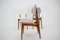 Oak Dining Chairs in Boucle, Former Czechoslovakia, 1960s, Set of 3, Image 10