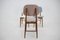 Oak Dining Chairs in Boucle, Former Czechoslovakia, 1960s, Set of 3, Image 8