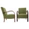 Art Deco Armchairs in Boucle, Former Czechoslovakia, 1940s, Set of 2, Image 1