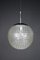 Large Chrome and Bubble Glass Pendant by Rolf Krüger for Staff, Germany, 1970s 1