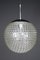 Large Chrome and Bubble Glass Pendant by Rolf Krüger for Staff, Germany, 1970s, Image 2