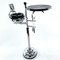 Art Deco Ashtray Stand in Chrome and Bakelite attributed to Demeyere, Belgium, 1930s 2