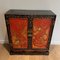 Lacquered Wood Cabinet with Chinese Decorations, 1940s, Image 3