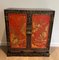 Lacquered Wood Cabinet with Chinese Decorations, 1940s 1