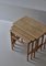 AT-40 Nesting Tables attributed to Hans J. Wegner for Andreas Tuck, Denmark, 1960s, Set of 3 3