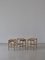 AT-40 Nesting Tables attributed to Hans J. Wegner for Andreas Tuck, Denmark, 1960s, Set of 3, Image 11