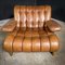 Mid-Century Chesterfield Armchairs in Cognac Leather, Set of 2 5