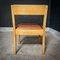 Mid-Century Dining Chair in Beech and Skai, 1960s 6