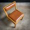 Mid-Century Dining Chair in Beech and Skai, 1960s 10