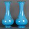 19th Century Blue Opaline Vases, Set of 2 4