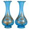 19th Century Blue Opaline Vases, Set of 2, Image 1
