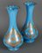 19th Century Blue Opaline Vases, Set of 2 3
