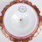 White and Pink Opaline Coffee Service Enamelled with Silver and Gold, 19th Century, Set of 6, Image 5