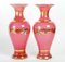 Napoleon III Vases in Baccarat Pink Opaline, Set of 2 4