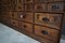 Vintage French Oak Apothecary Cabinet, Immagine 4
