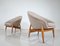 Mid-Century Modern Beige Fabric Armchairs by Julia Gaubek, Hungary, 1950s, Set of 2, Image 9