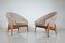 Mid-Century Modern Beige Fabric Armchairs by Julia Gaubek, Hungary, 1950s, Set of 2 8