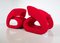 Red Smile Armchairs by Marcello Ziliani for BBB Emmebonacina, Italy, 1990s, Set of 2, Image 7