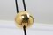 Large Adjustable Dark Brass Counterweight Pendant Light by Florian Schulz, Germany, 1970s, Image 7