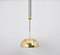 Large Adjustable Dark Brass Counterweight Pendant Light by Florian Schulz, Germany, 1970s, Image 2