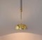 Large Adjustable Dark Brass Counterweight Pendant Light by Florian Schulz, Germany, 1970s 5