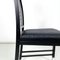 Austrian Modern Chairs in Black Wood attributed to Ernst W. Beranek for Thonet, 1990s, Set of 3 14