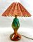 Murano Table Lamp with Colored Blown Glass and Gold Flecks Details., 1960s 2