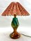 Murano Table Lamp with Colored Blown Glass and Gold Flecks Details., 1960s 11