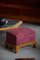 French Art Deco Sculptural Stool with Storage, 1940s, Image 11