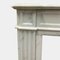 Louis XVI French Statuary White Marble Fireplace Mantel, 1880s 3