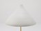 Lampe de Bureau Mid-Century en Laiton Blanc attribuée à Karl-Heinz Kinsky pour Cosack, 1950s 17