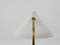 Lámpara de mesa Mid-Century de latón blanco atribuida a Karl-Heinz Kinsky para Cosack, años 50, Imagen 18