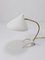 Lámpara de mesa Mid-Century de latón blanco atribuida a Karl-Heinz Kinsky para Cosack, años 50, Imagen 12
