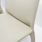 Cab 412 Chairs in Cream Leather by Mario Bellini for Cassina, 1970s, Set of 4 7