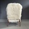 Danish Teak Lounge Chairs with Mongolian Goat Hair Upholstery by Alf Svensson for Dux, 1950s, Set of 2, Image 6