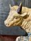 Polychrome Sculpture of Bull, 1900s, Glazed Terracotta 17
