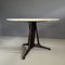 Round Table with Marble Top Base in Mahogany Wood attributed to Ico & Luisa Parisi, 1950s 2