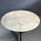 Mesa redonda con base de mármol de madera de caoba atribuida a Ico & Luisa Parisi, años 50, Imagen 3