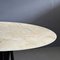 Mesa redonda con base de mármol de madera de caoba atribuida a Ico & Luisa Parisi, años 50, Imagen 6